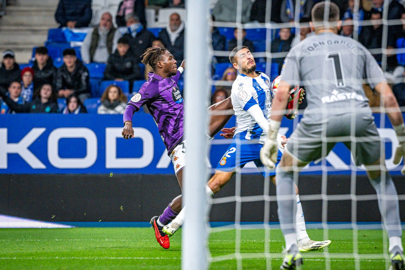 Las imágenes del partido Espanyol - Real Valladolid