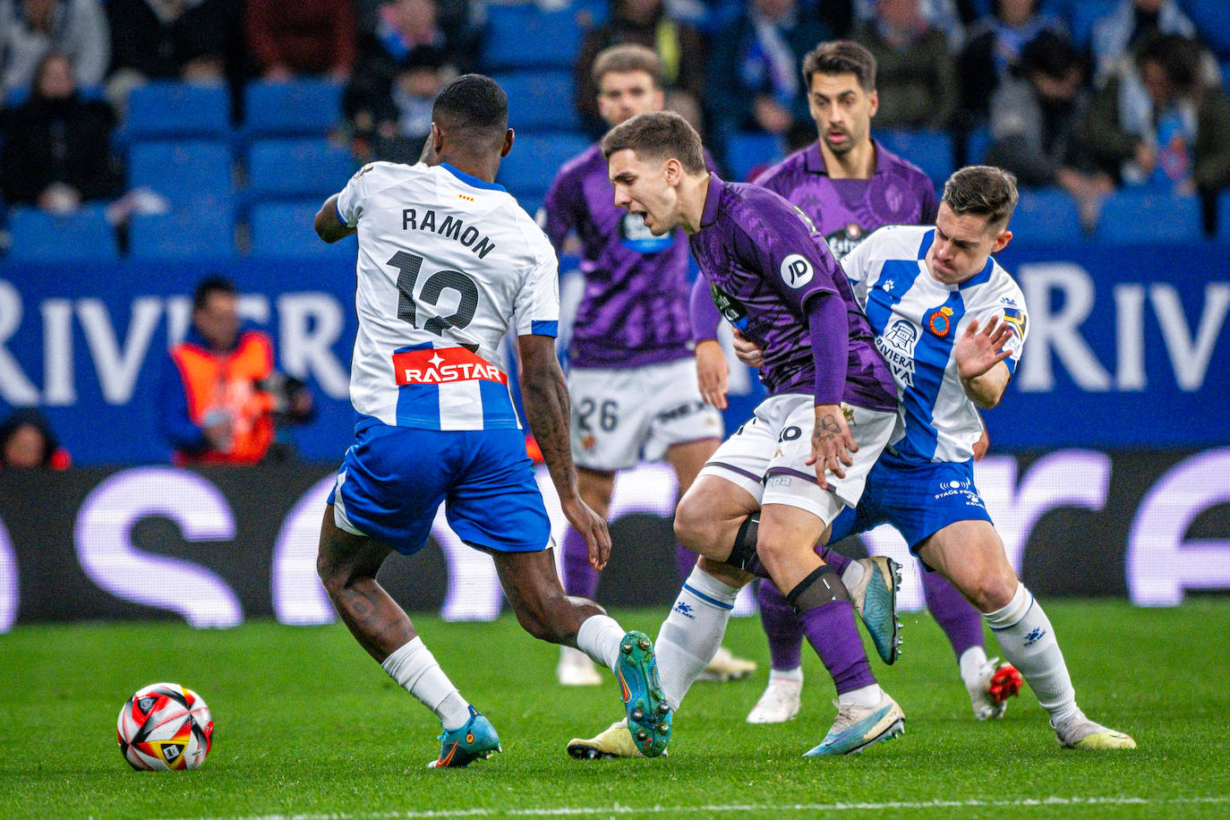 Las imágenes del partido Espanyol - Real Valladolid