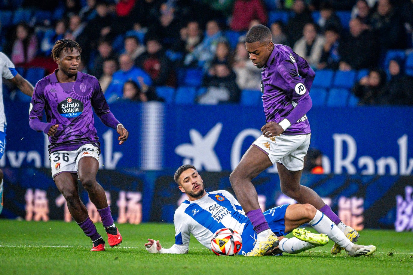 Las imágenes del partido Espanyol - Real Valladolid