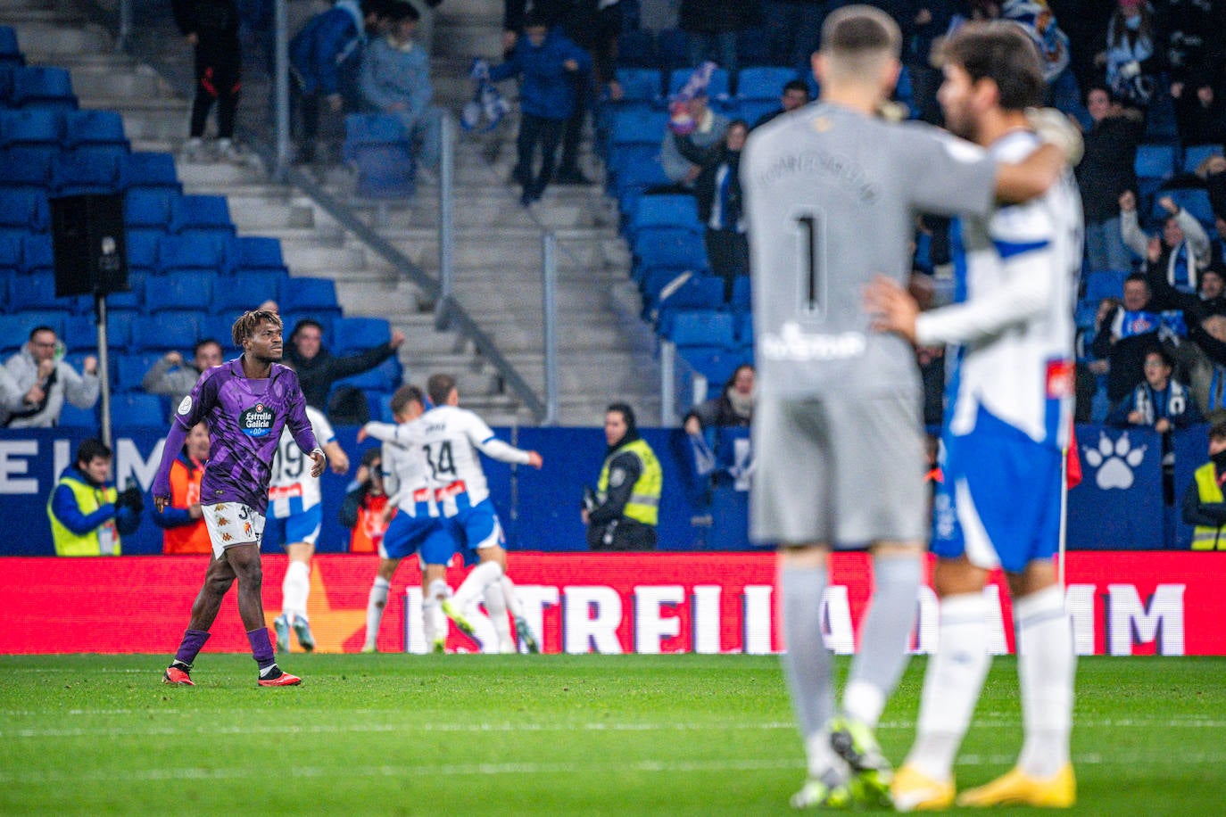 Las imágenes del partido Espanyol - Real Valladolid