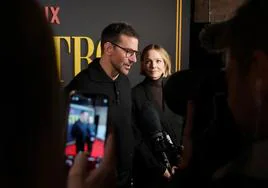 Bradley Cooper y Carey Mulligan en la presentación del filme en Londres.