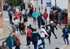 Festejo taurino en el pueblo de Pollos