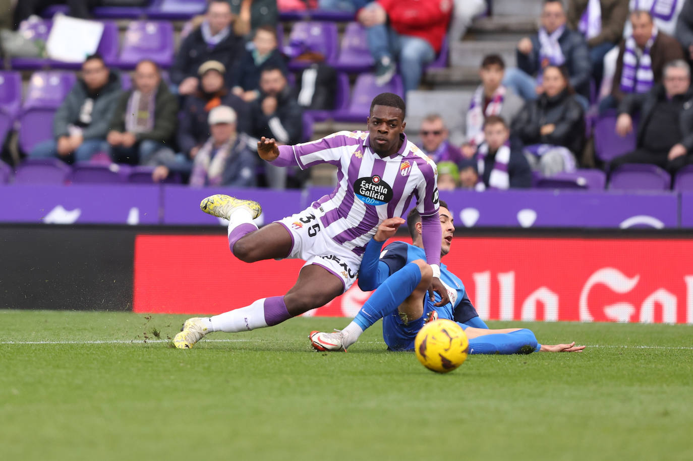 En imágenes, el partido del Real Valladolid frente al SD Amorebieta