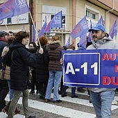 Primera concentración de A11 Pasos con Óscar Puente como ministro de Transportes