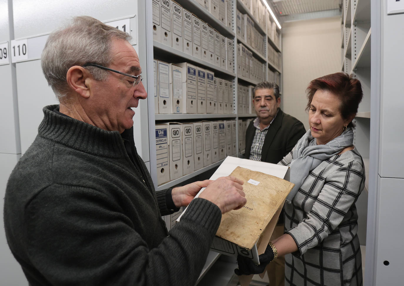 El Archivo Diocesano de Palencia va completando su mudanza