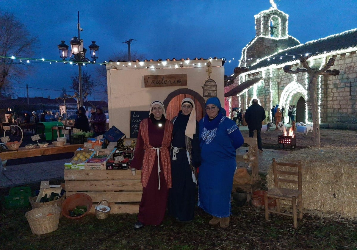 Poblado navideño de Grijota.