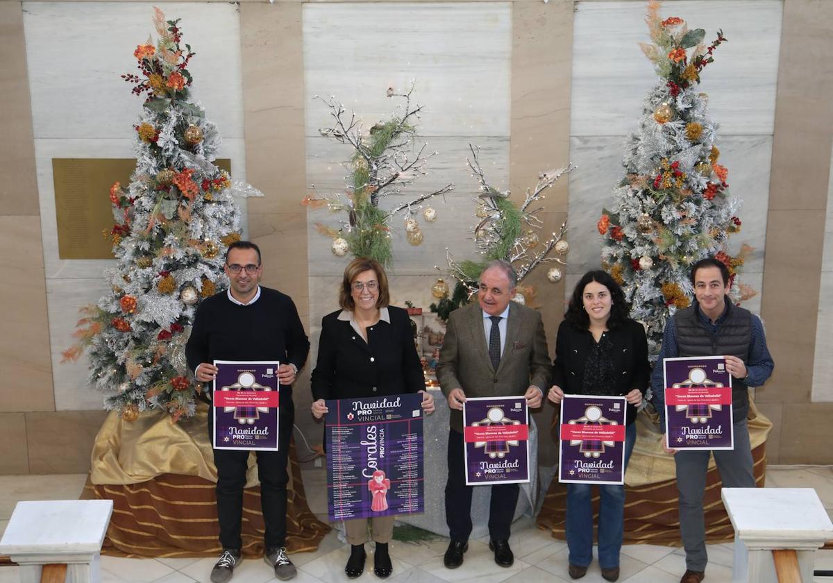 Presentación del programa navideño de la Diputación de Palencia, este miércoles.