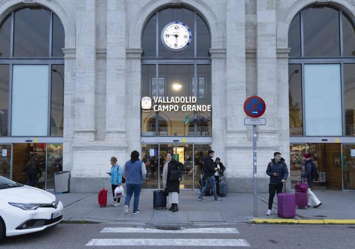 Estación Campo Grande de Valladolid, donde fue interceptado el hombre.