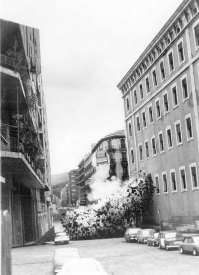 Recreación del atentado contra Carrero Blanco.