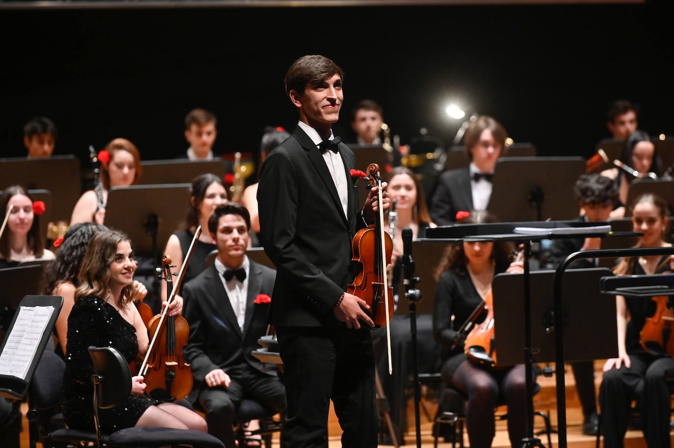 Las imágenes del concierto de la JOSVA en el Miguel Delibes