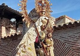Imagen de la Virgen de la Soterraña.