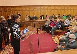 Presentación del proyecto 'Sueños y deseos' para los usuarios de la ayuda a domicilio.