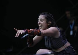 Sandra Delaporte, en una actuación.