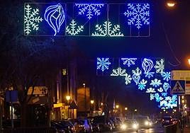Las luces de Navidad sustitutas de Tordesillas.
