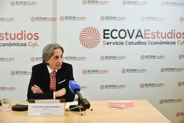 Juan Carlos de Margarida, en la presentación del Observatorio Económico del tercer trimestre.