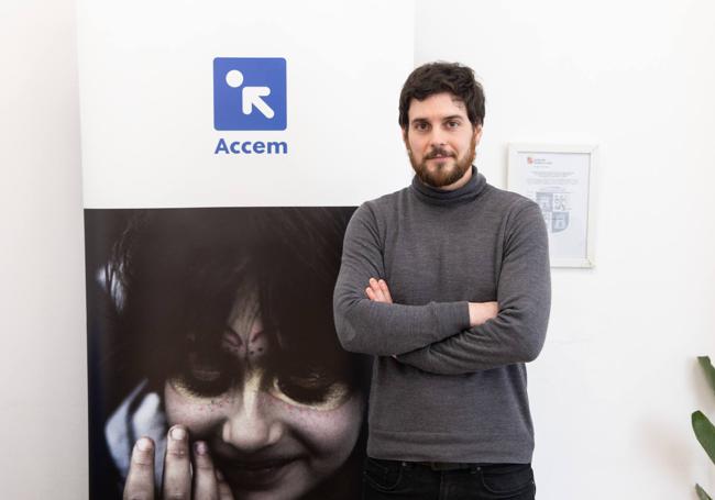 Diego Cebas, coordinador de Accem en Valladolid.