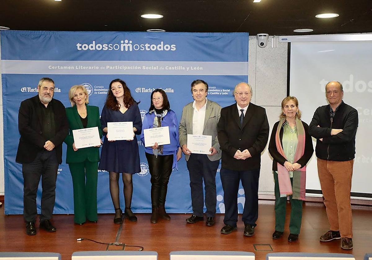 Carlos Aganzo, Sol García, Claudia Pérez, Maria de la Fe Pascual, José Ramón Alonso, Enrique Cabero, Yolanda Izard y Gustavo Martín Garzo