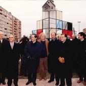 Una polémica escultura para homenajear al cine en Valladolid