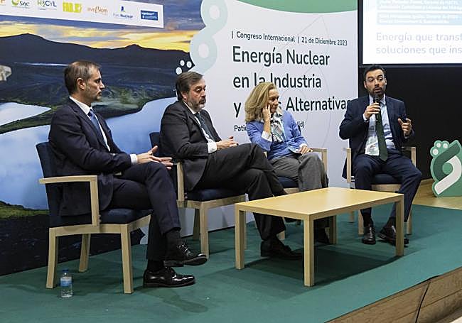 Elías Hernández, Eugenio García Tejerina, Cristina Torres-Quevedo y Javier Robador.