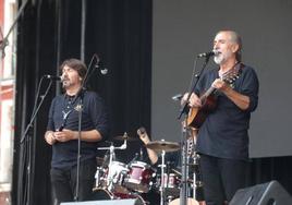 Concierto de La Bazanca, en la Plaza Mayor de Valladolid.