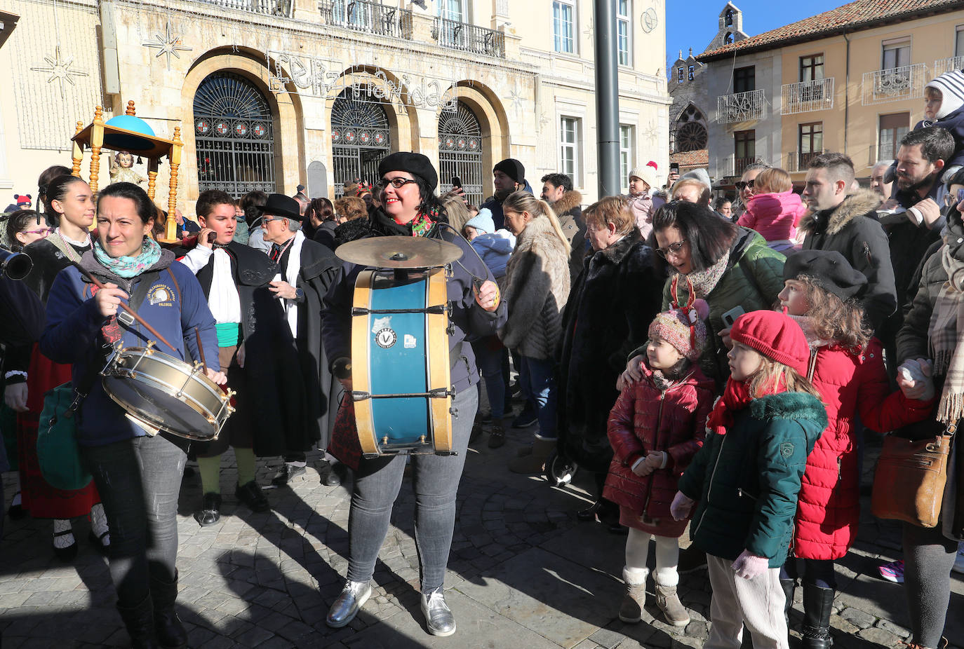 Palencia escenifica un prólogo del 1 de enero