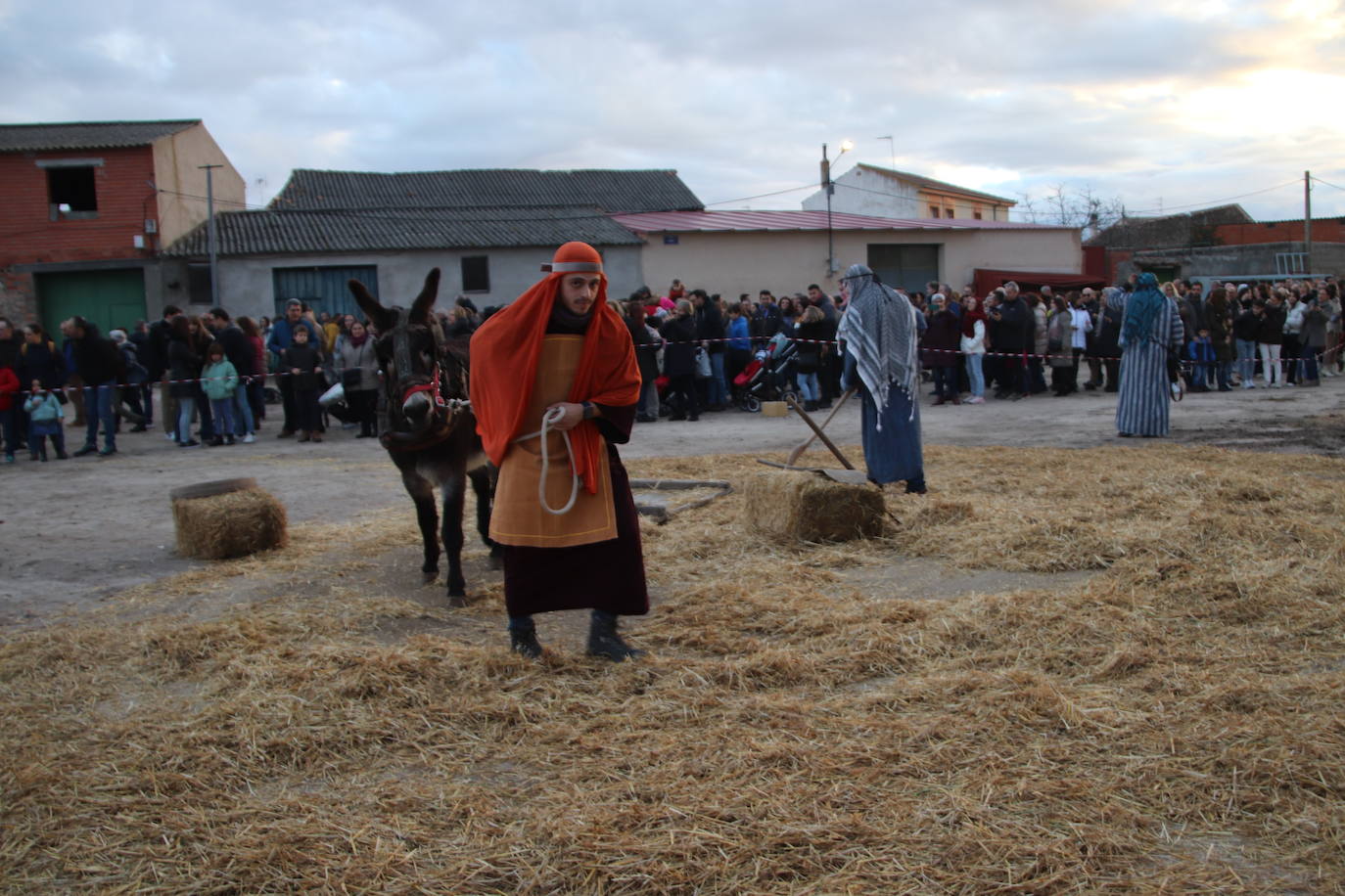 El belén viviente de Zarzuela del Pinar, en imágenes