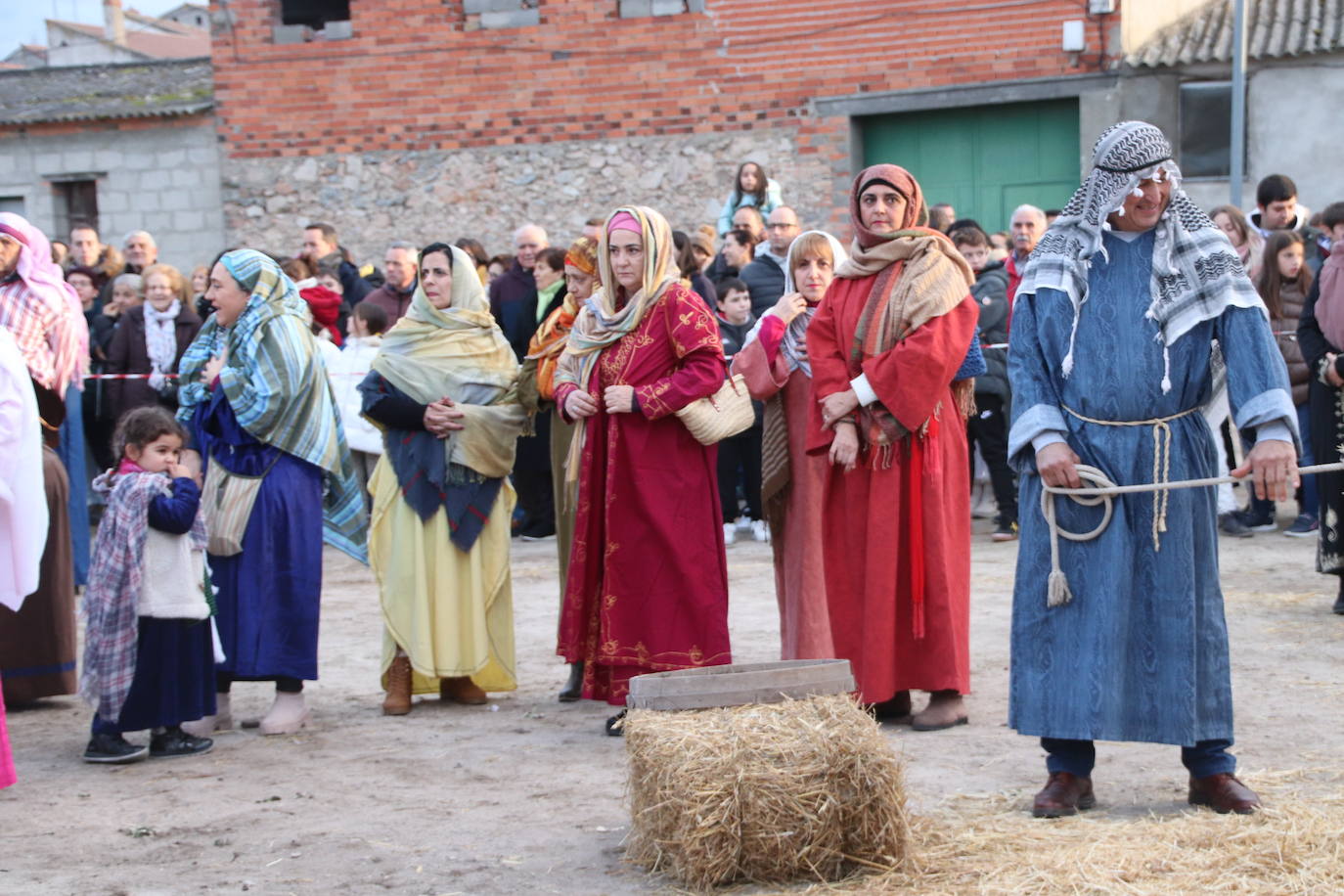 El belén viviente de Zarzuela del Pinar, en imágenes