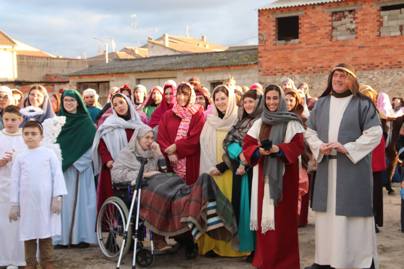 El belén viviente de Zarzuela del Pinar, en imágenes