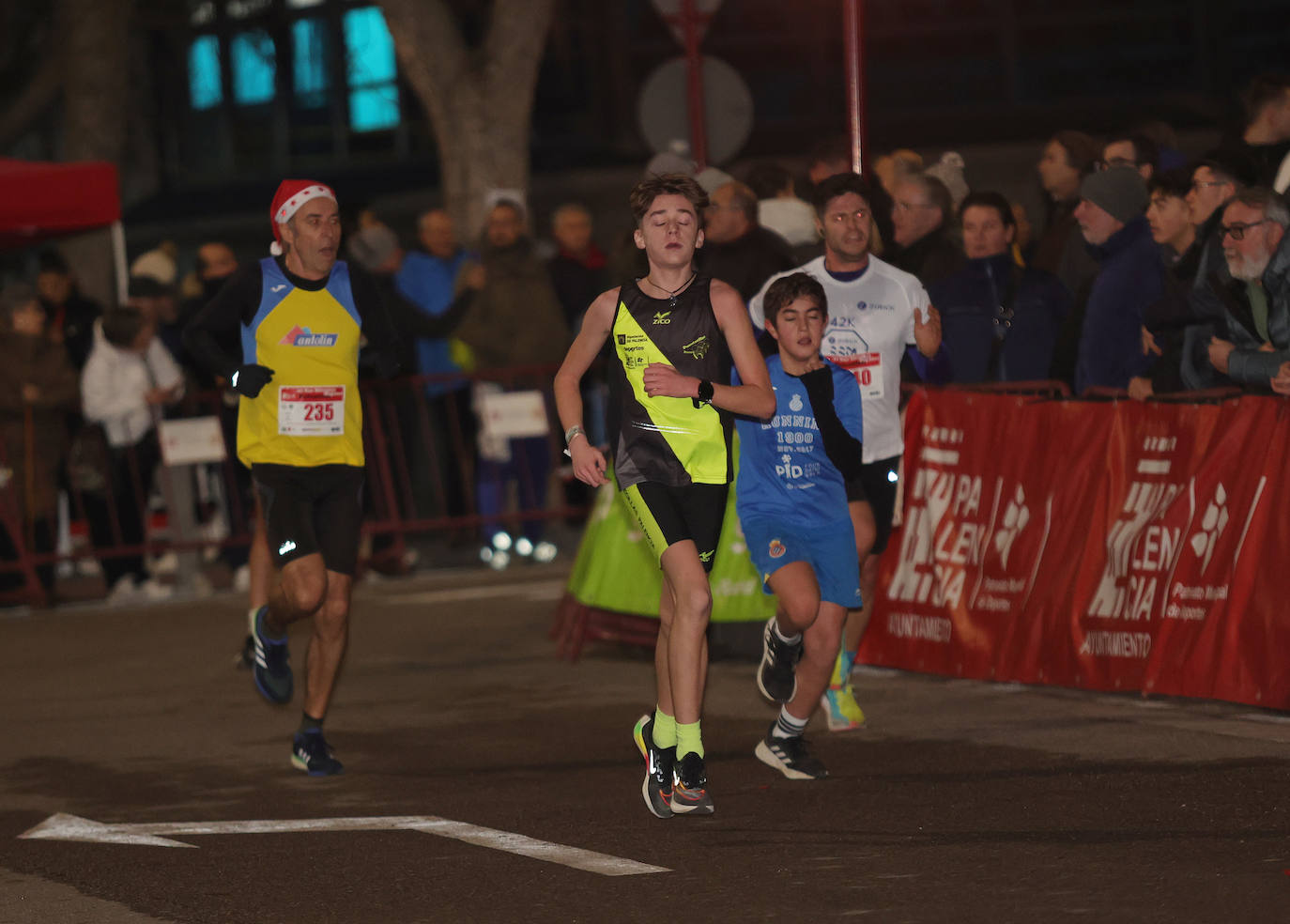 LLegada de la San Silvestre Palentina El Norte de Castilla