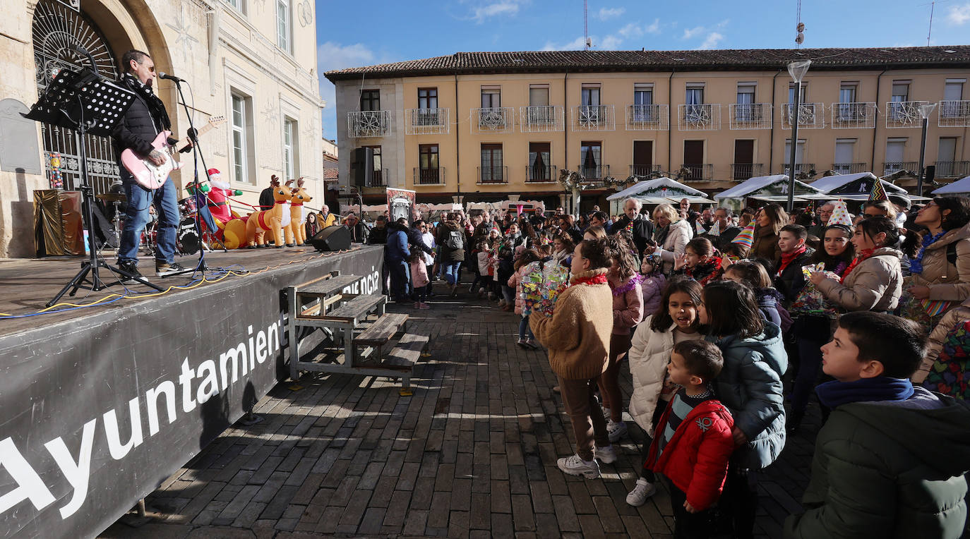 Los niños adelantan la Nochevieja en Palencia