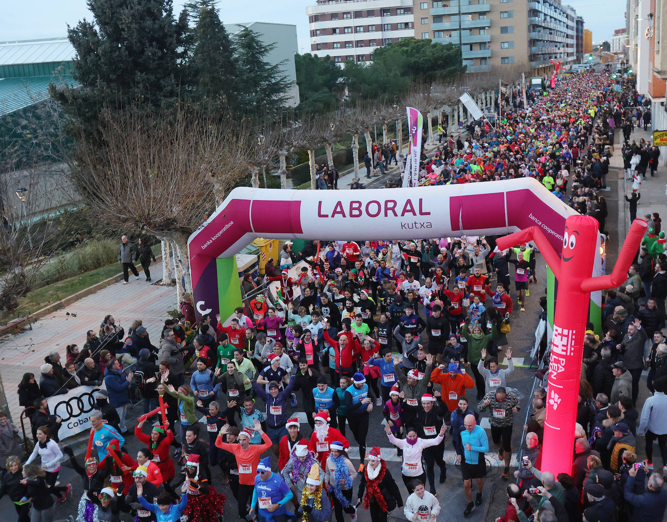 Salida de la San Silvestre Palentina