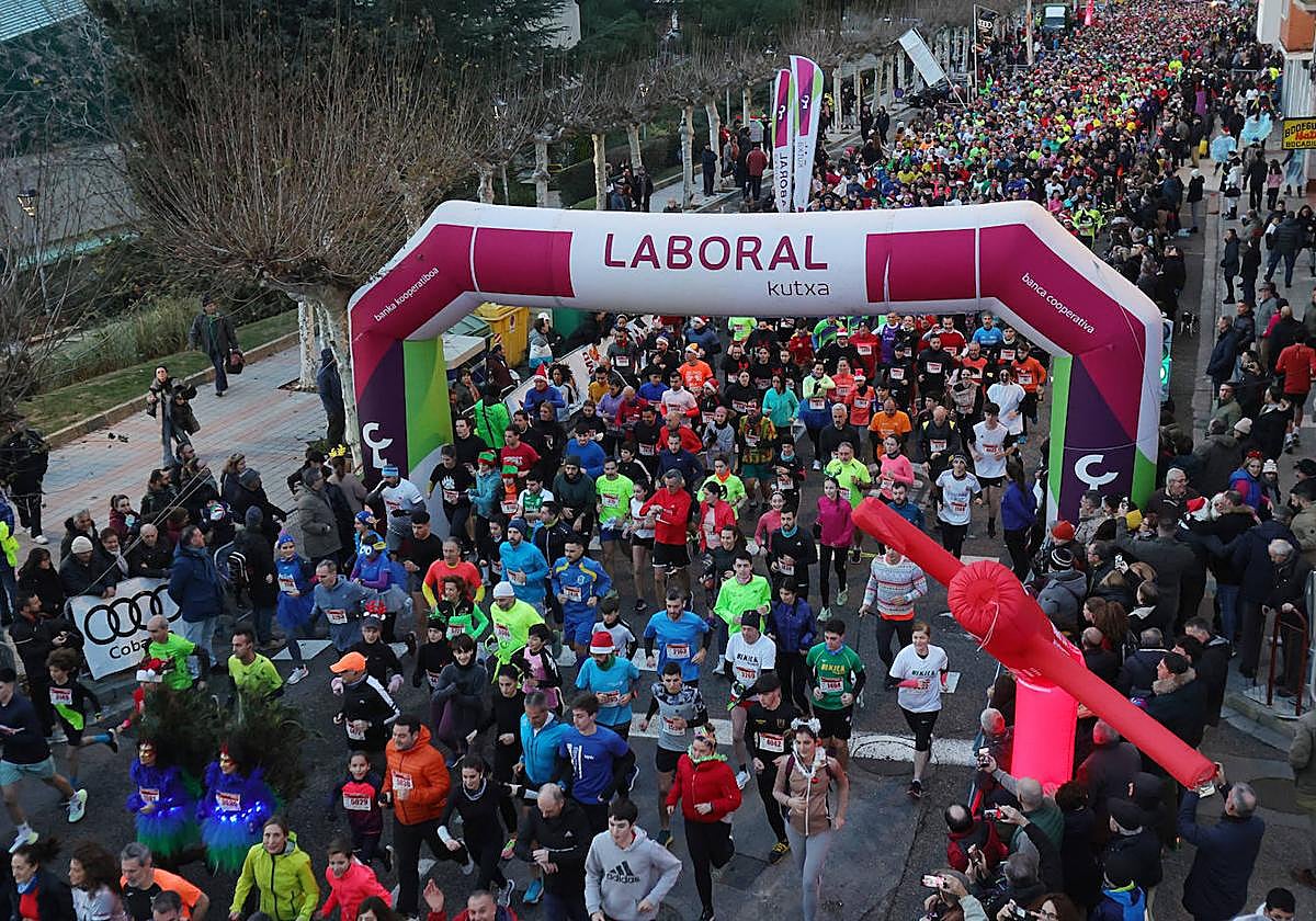 Salida de la San Silvestre este domingo, 31 de diciembre.