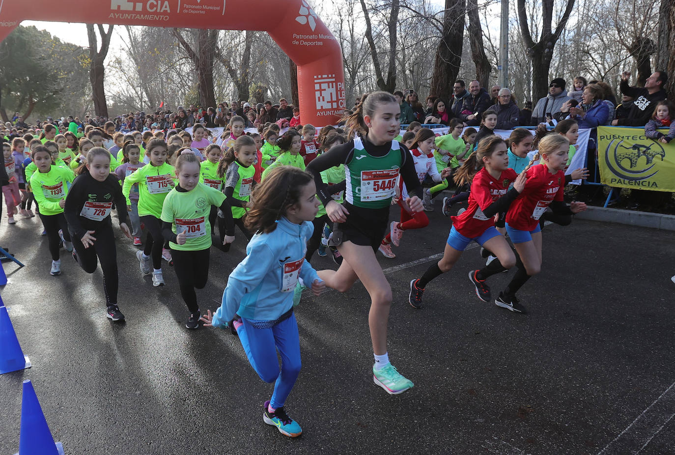 La San Silvestre de los pequeños atletas de Palencia