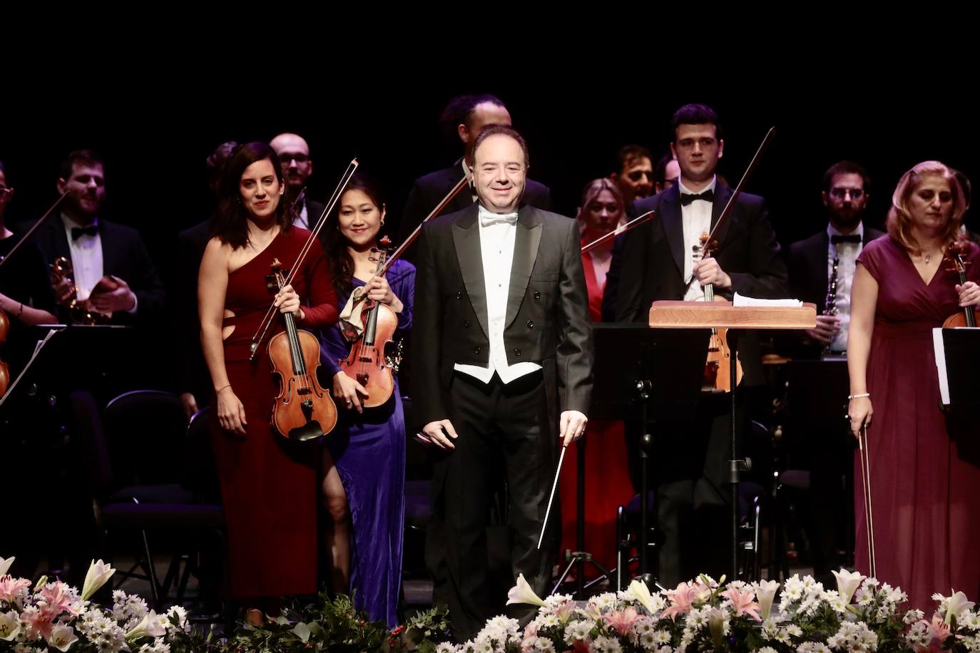 Concierto de Año Nuevo en el teatro Zorrilla de Valladolid.