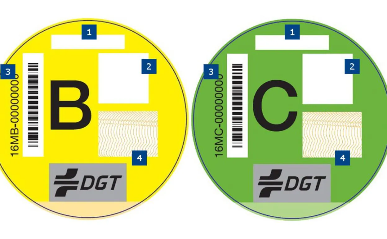 Dónde se puede conseguir la etiqueta medioambiental de la DGT y cuál es su  precio