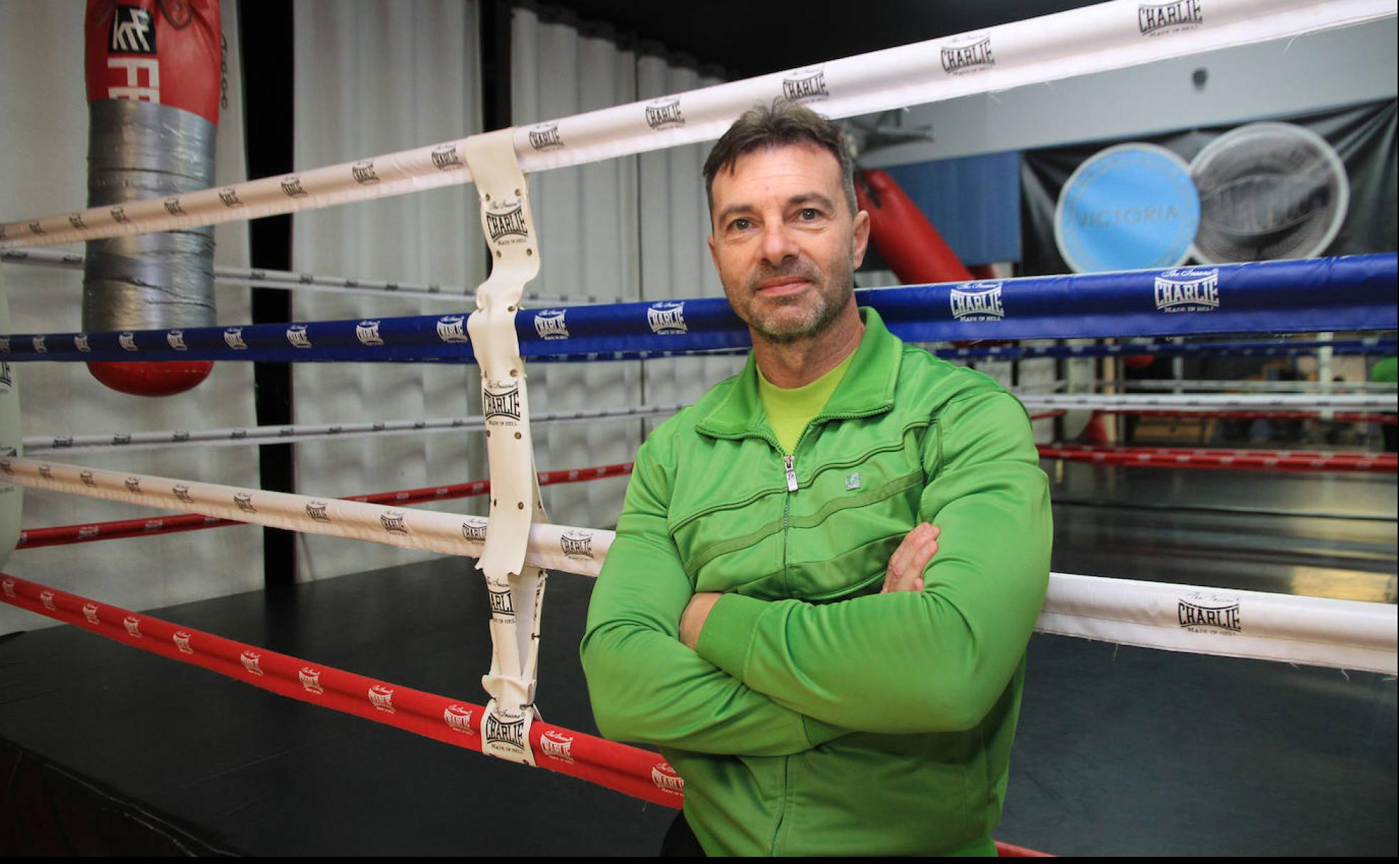 Juan Carlos García, director de kickboxing del Club Victoria. 