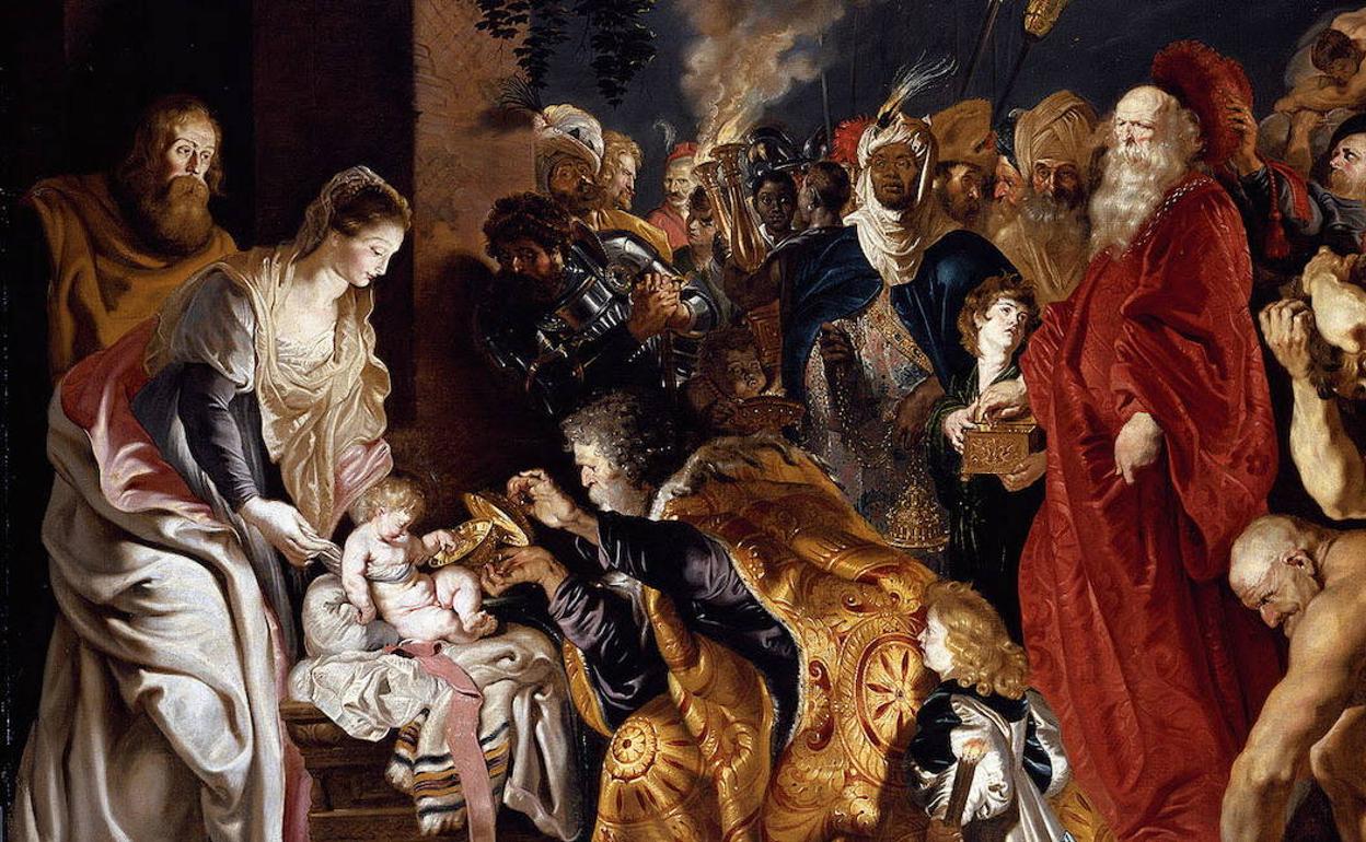 'La Adoración de los Reyes Magos' (1608 y 1628-1629). Pedro Pablo Rubens, Museo del Prado. 