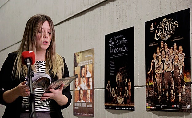 Lucía Castro, concejala de cultura de Laguna, durante la presentación de la programación 