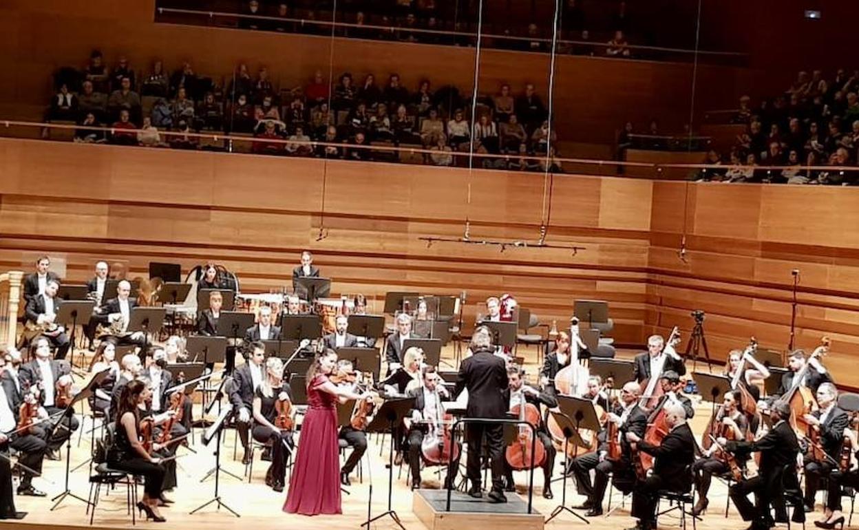 Un momento del concierto. 