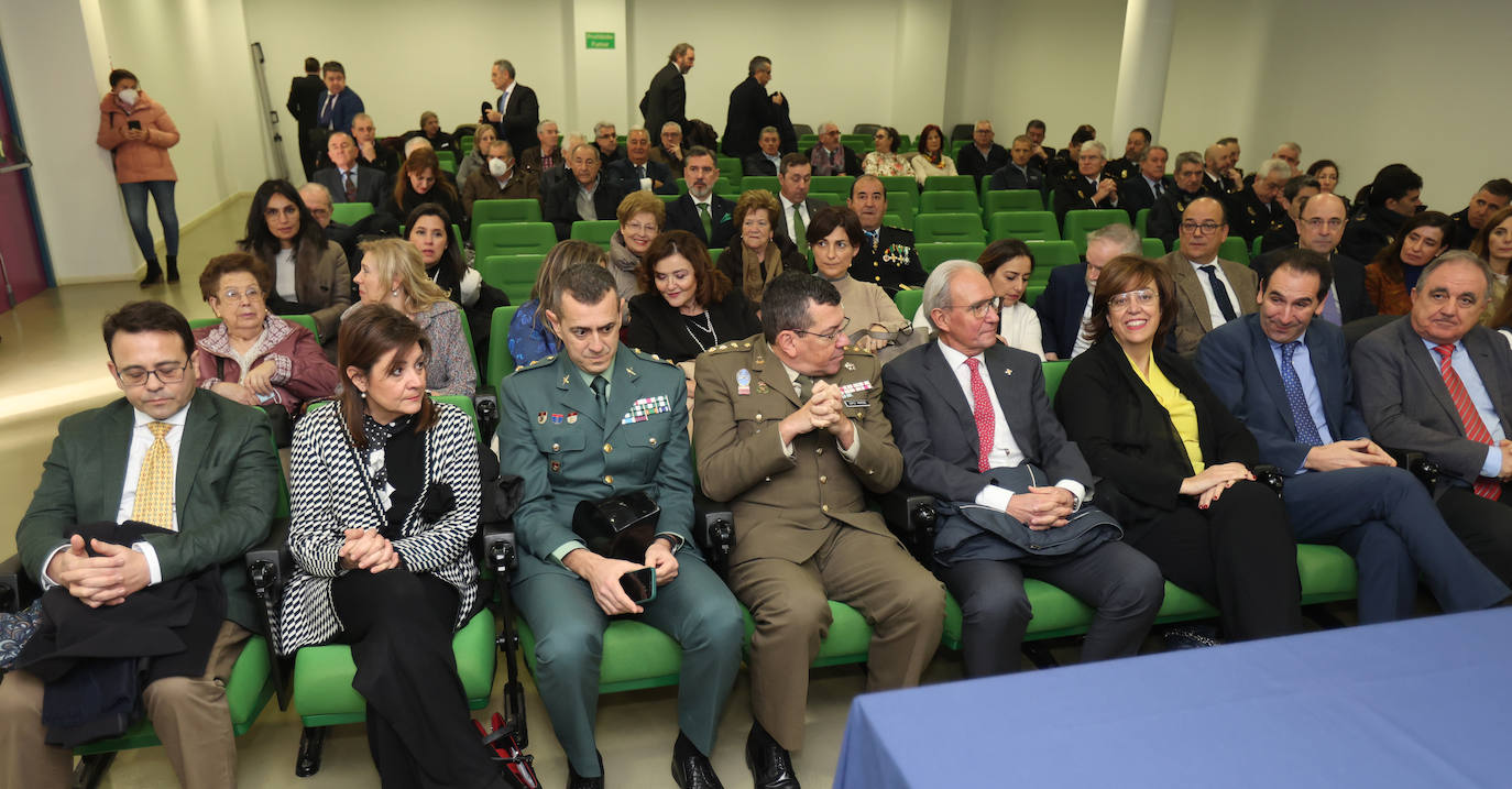 Acto para celebrar los 199 años de historia de la Policía Nacional de Palencia, este viernes.