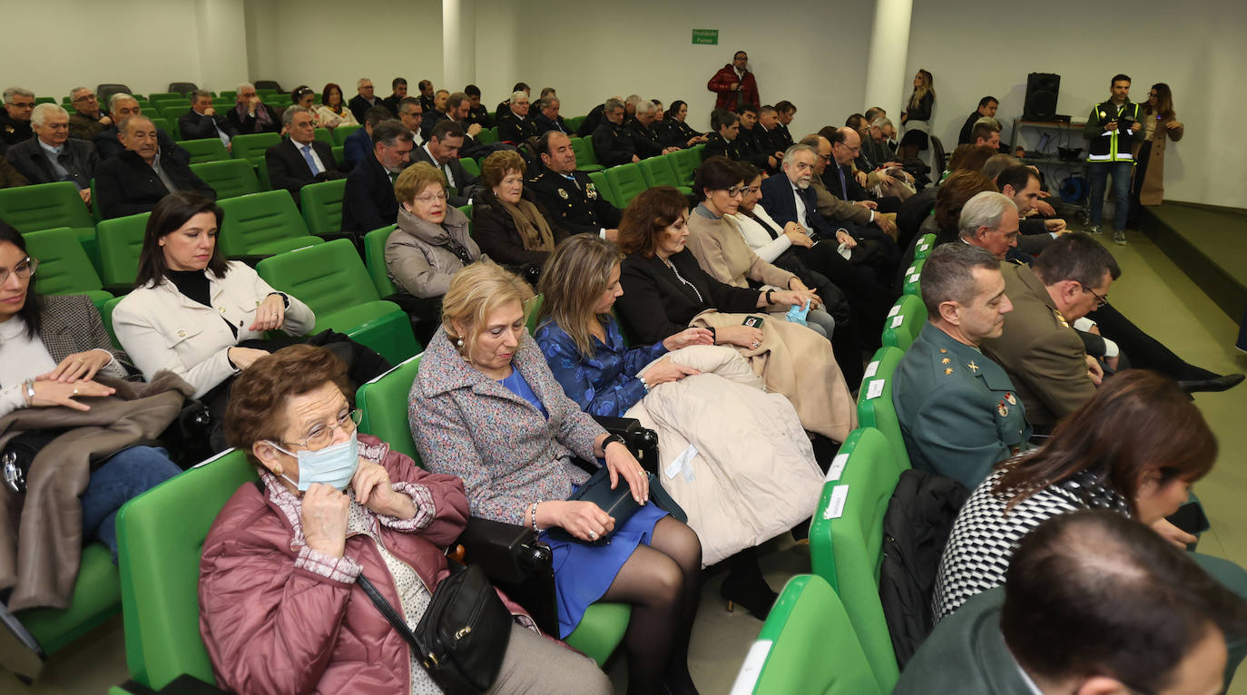 Acto para celebrar los 199 años de historia de la Policía Nacional de Palencia, este viernes.