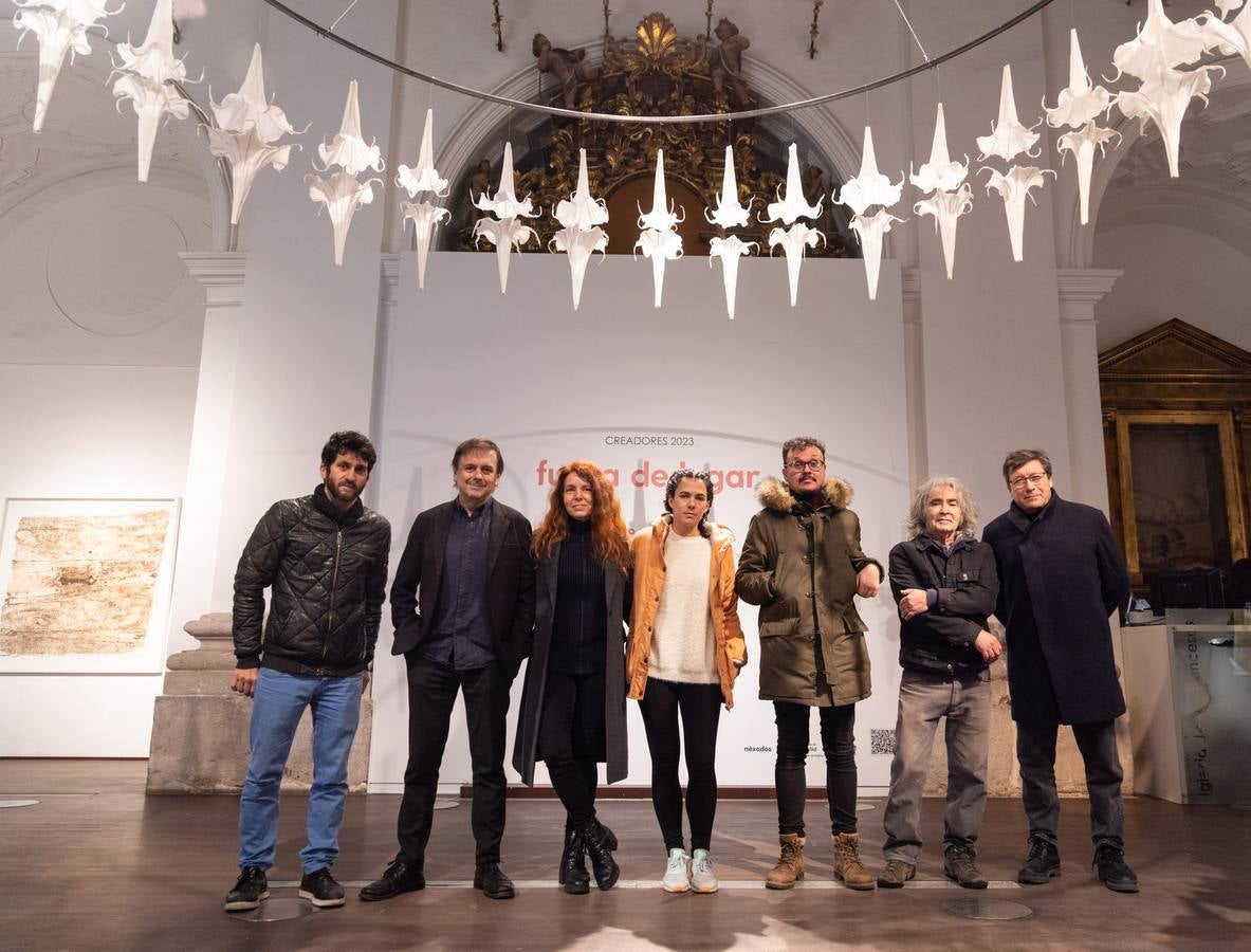 Fotos: Néxodos expone su trabajo a iglesia de Las Francesas