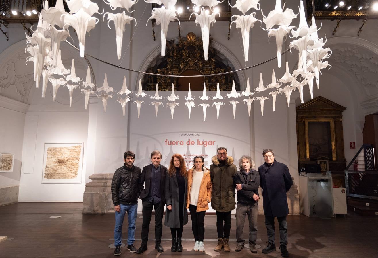 Fotos: Néxodos expone su trabajo a iglesia de Las Francesas