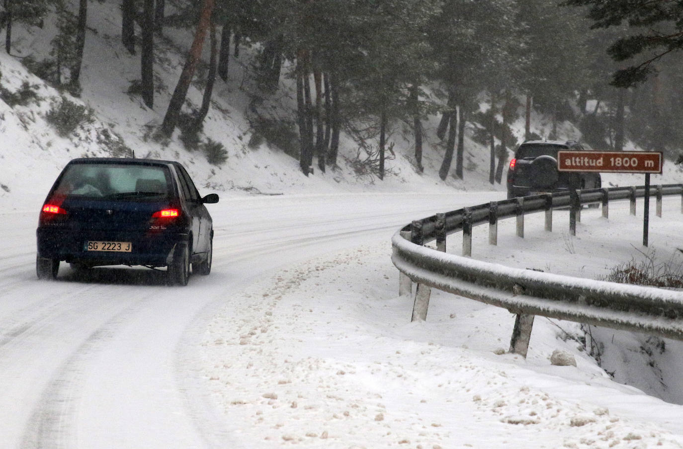 Nieve en Navacerrada.