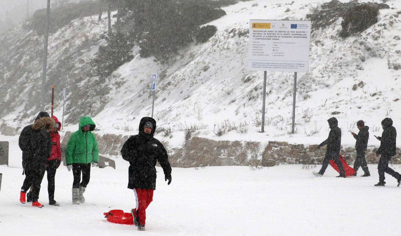 Nieve en Navacerrada.