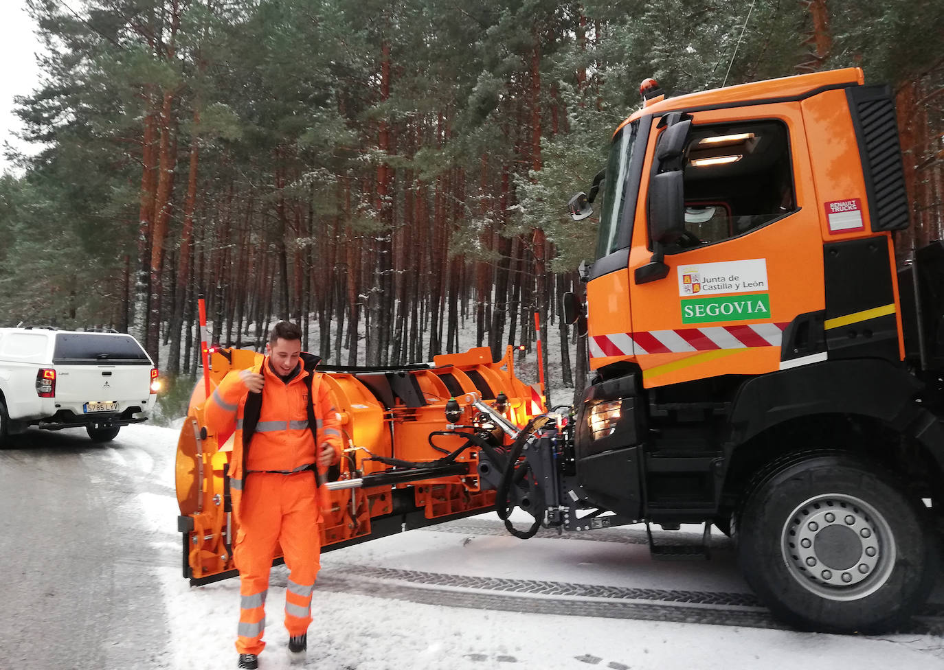 Nieve en Navacerrada.