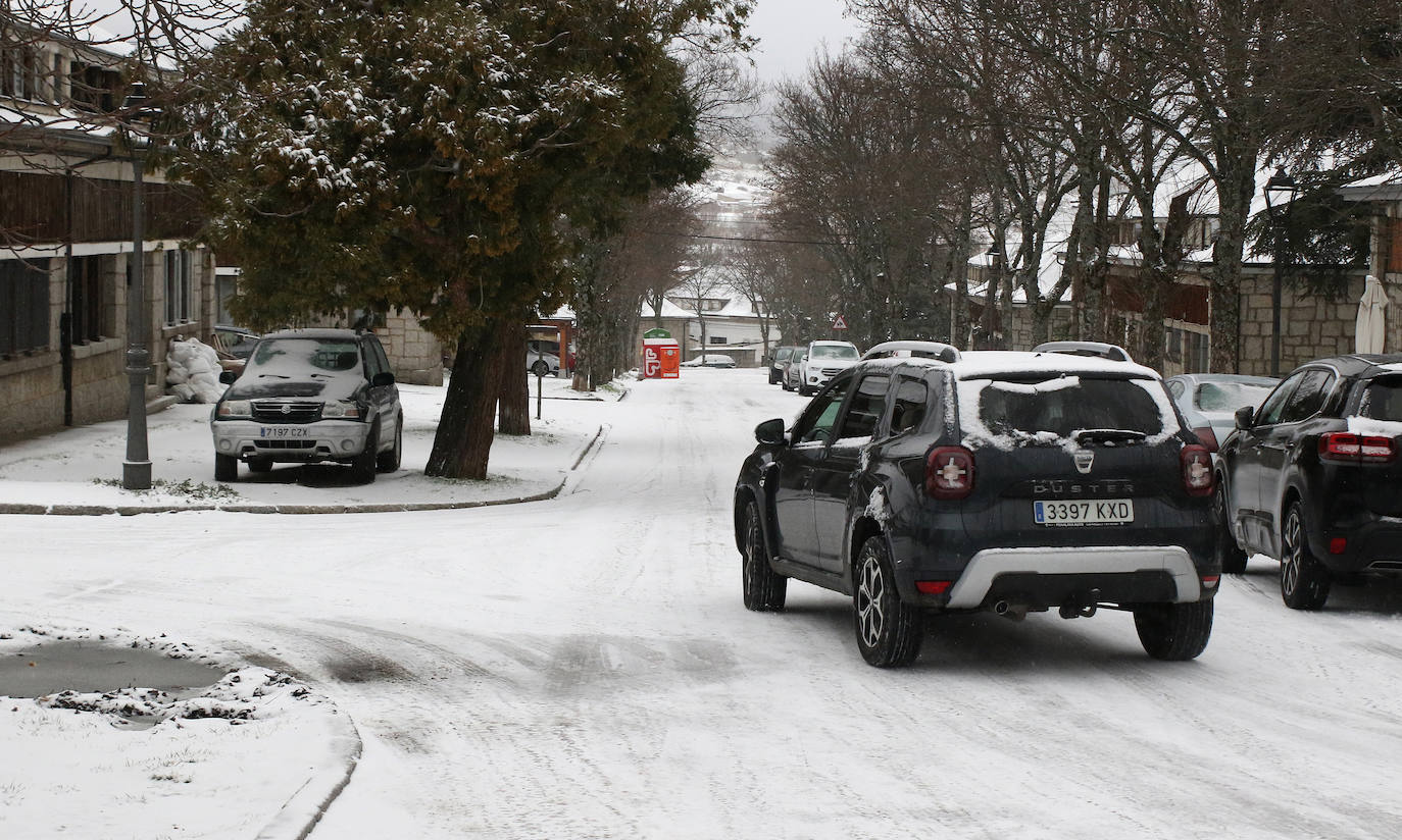 Imágenes del temporal en la provincia de Segovia. 