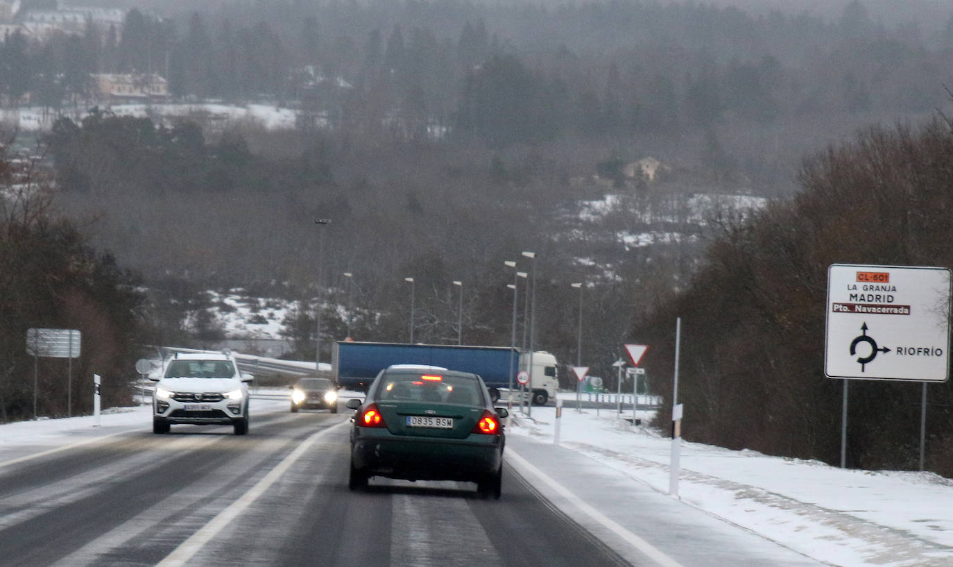 Imágenes del temporal en la provincia de Segovia. 