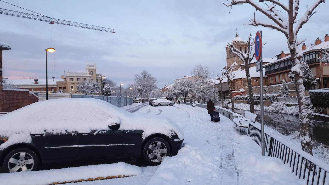 Fotos: La nieve persiste en la Montaña Palentina