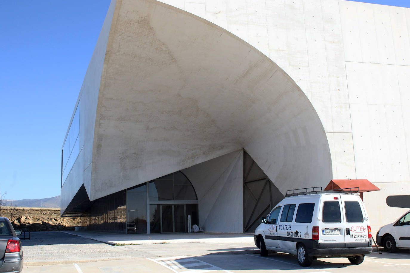 Edificio CIDE del CAT, cuyas obras no finalizarán antes de finales de abril.